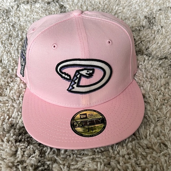 New Era Other - New Era 59Fifty Arizona Diamondbacks Fitted Hat Size 7 5/8 Lavender UV 98 Patch
